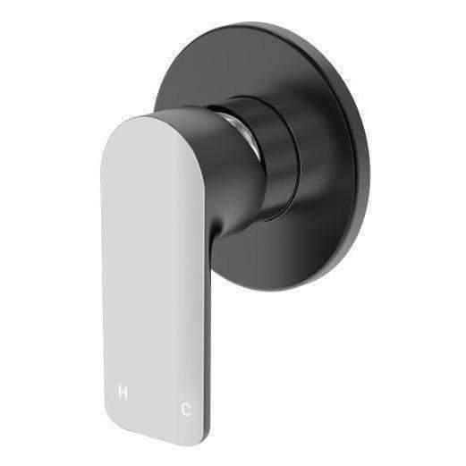 Harmony Bassini Shower/Bath Mixer Black Chrome - Burdens Plumbing