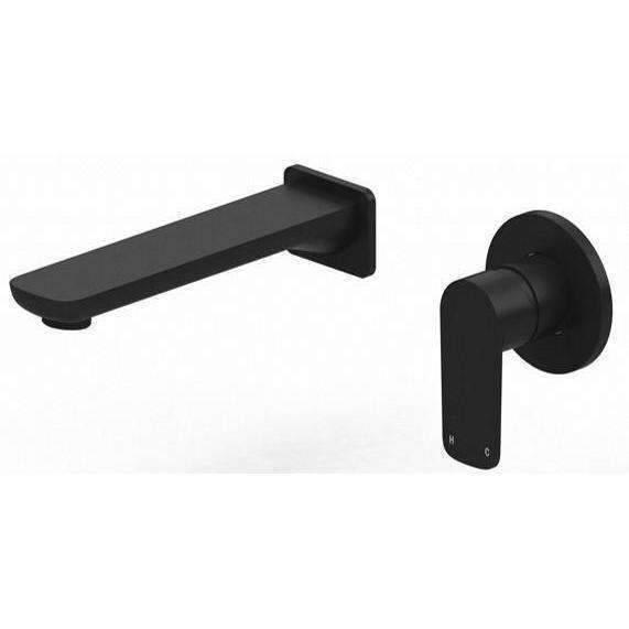 Harmony Nardini Wall Mixer Set Black - Burdens Plumbing
