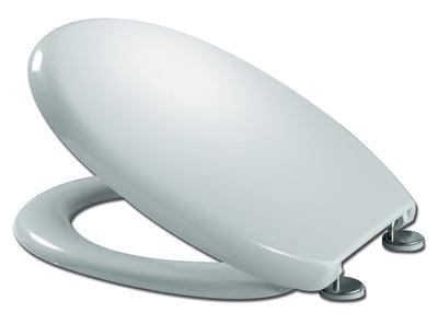 Haron Bemis Durolux White Toilet Seat Stainless Hinges Ts2001St-000 - Burdens Plumbing