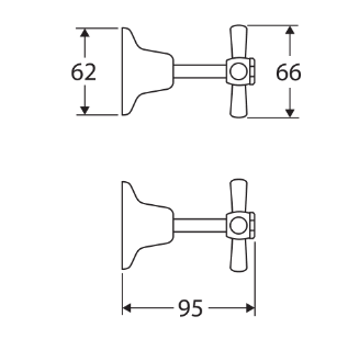 Houston Wall Top Assemblies(Fienza P#:331104) - Burdens Plumbing