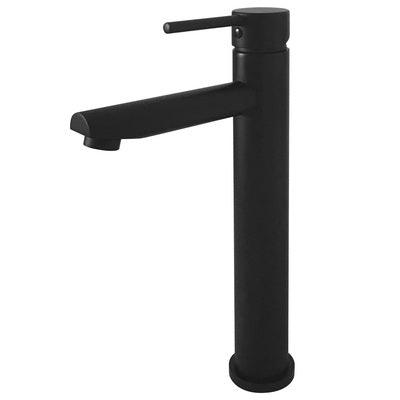 Hustle Tall Basin Mixer: Matt Black 35mm - Burdens Plumbing