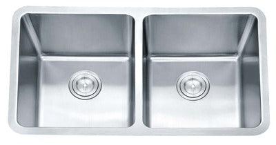 Impact Undermount Double Bowl Sink 790 X 458 X 228 Ss 7946A Ect Global - Burdens Plumbing