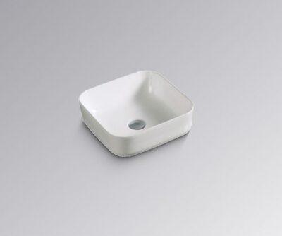 Innova Fine Above Counter Basin No Tap Hole No Overflow White B-1091 - Burdens Plumbing