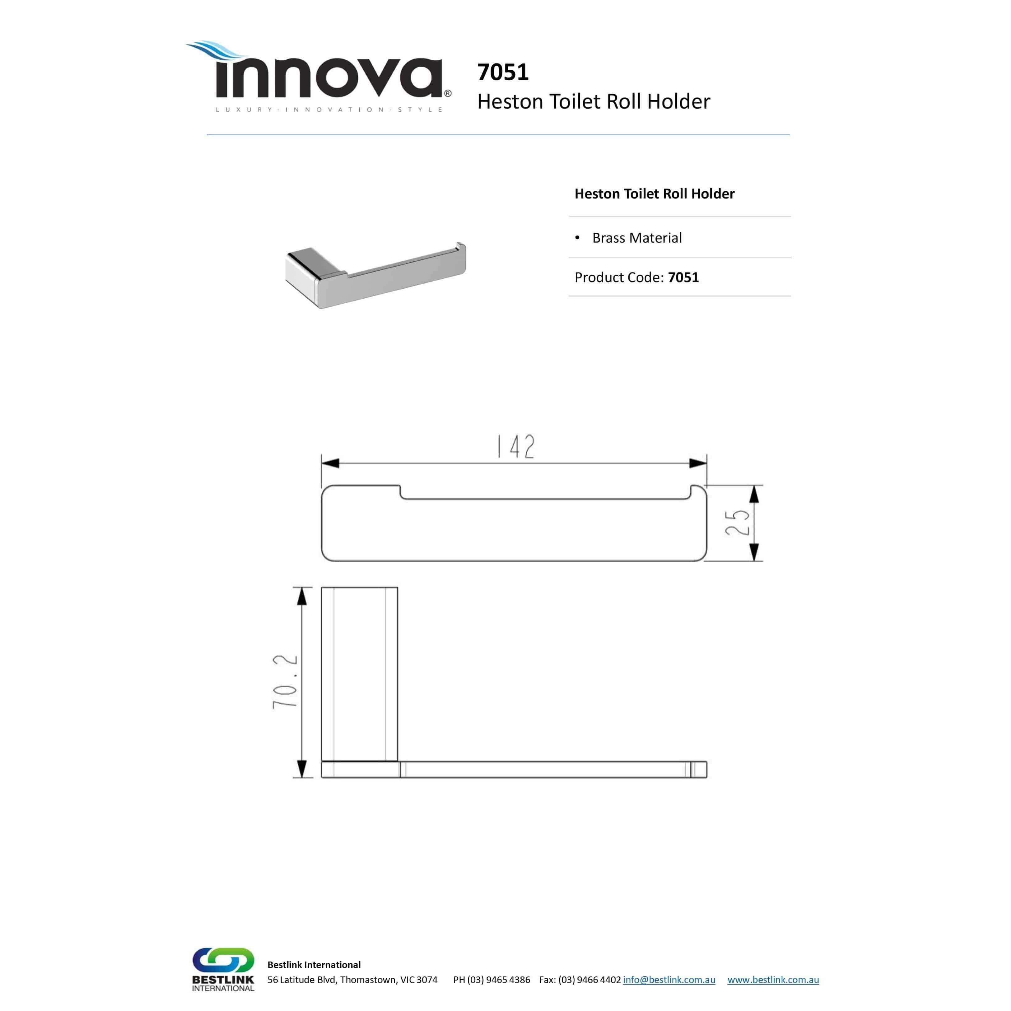 Innova Heston Toilet Roll Holder - Burdens Plumbing