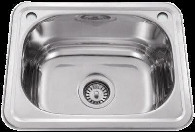 Interchange Uptown Inset Tub & Bypass S/Steel 30Lt 500 X 390 X 200 Lt390 - Burdens Plumbing