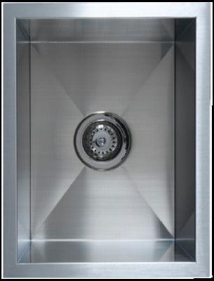 Interchange Uptown Qr300 Single Bowl Sink 350 X 450 X 200 Radius Corner - Burdens Plumbing