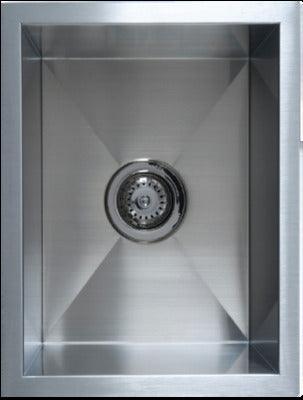 Interchange Uptown Utr300 Single Square Sink 350 X 450 X 250 Radius Corner - Burdens Plumbing