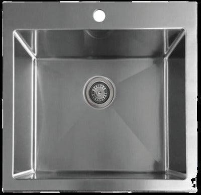 Interchange Uptown Utr540 Single Square Sink 1Th 540X505X250 Radius Corner - Burdens Plumbing