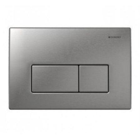 Kappa 50 Dual Flush Plate Stainless Steel Brushed - Burdens Plumbing