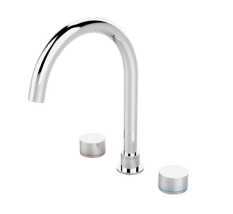 Kara Kitchen Set Swivel Spout Chrome - Burdens Plumbing
