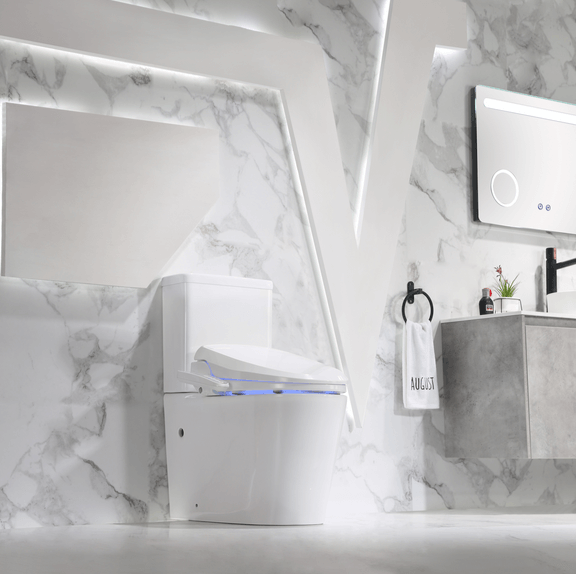 Lafeme Gladys Toilet Bidet Seat 525X472X196mm - Burdens Plumbing