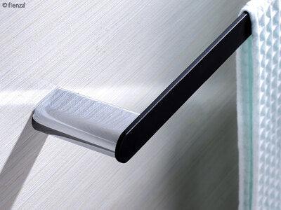 Lincoln Black And Chrome Single Towel(Fienza P#:86001600) - Burdens Plumbing