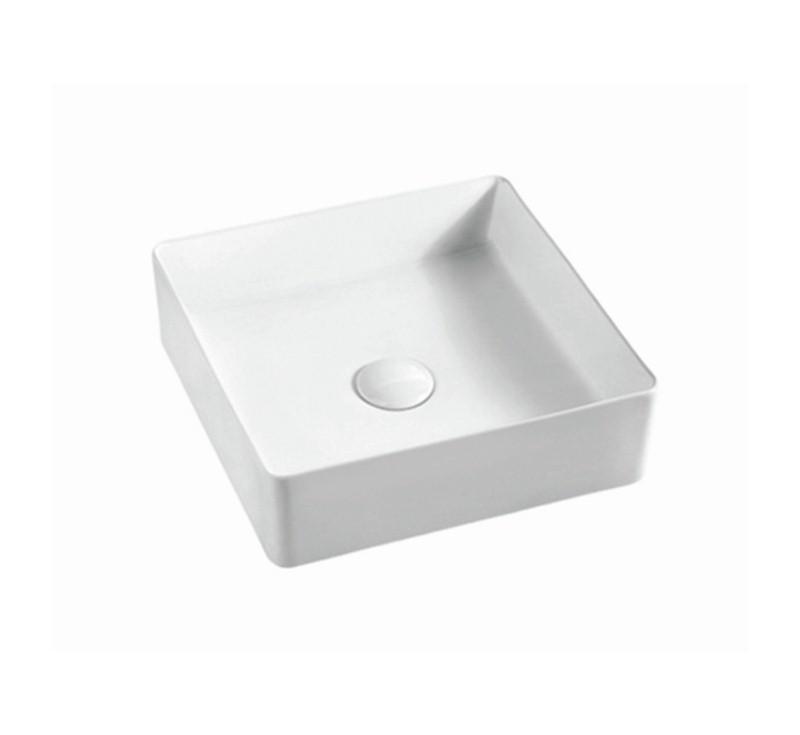 Macleod Matt White Above Counter Basin 365 X 365 X 110mm - Burdens Plumbing