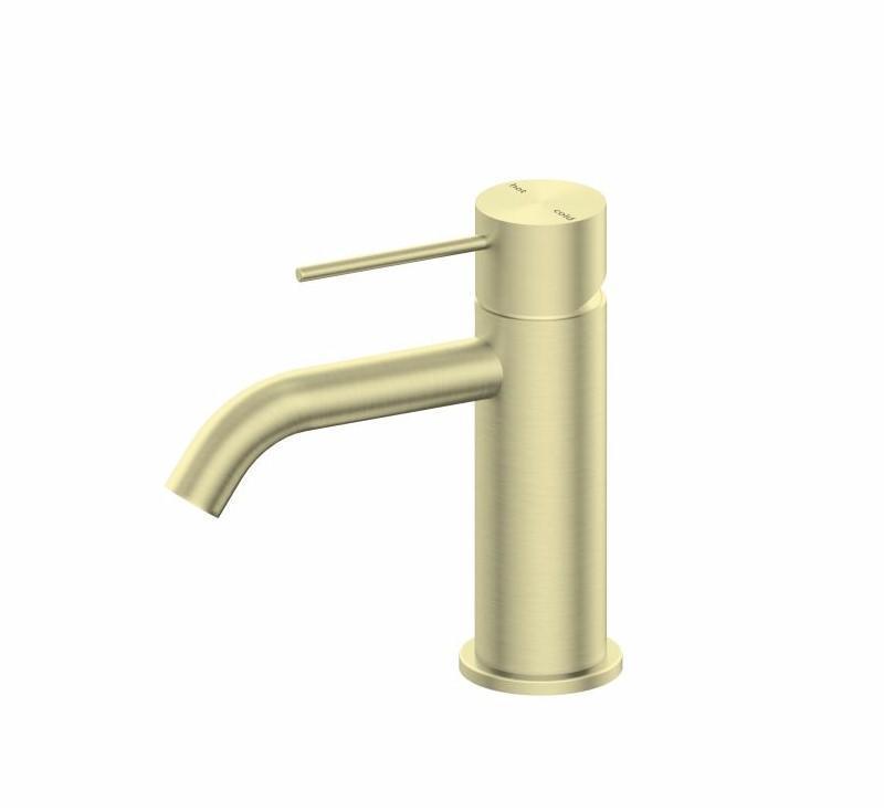 Mecca Basin Mixer Brushed Gold - Burdens Plumbing