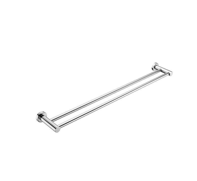 Mecca Double Towel Rail 800mm Chrome - Burdens Plumbing