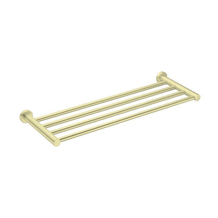 Mecca Towel Rack Brushed Gold - Burdens Plumbing