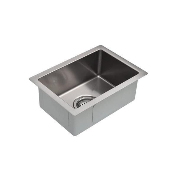 Meir Kitchen Mini Sink Single Bowl 382mm X 272mm - Brushed Nickel - Burdens Plumbing