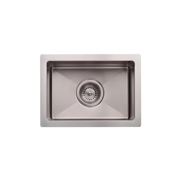 Meir Kitchen Mini Sink Single Bowl 382mm X 272mm - Brushed Nickel - Burdens Plumbing
