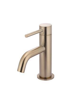 Meir Piccola Basin Mixer Tap Champagne Mb03Xs-Ch - Burdens Plumbing