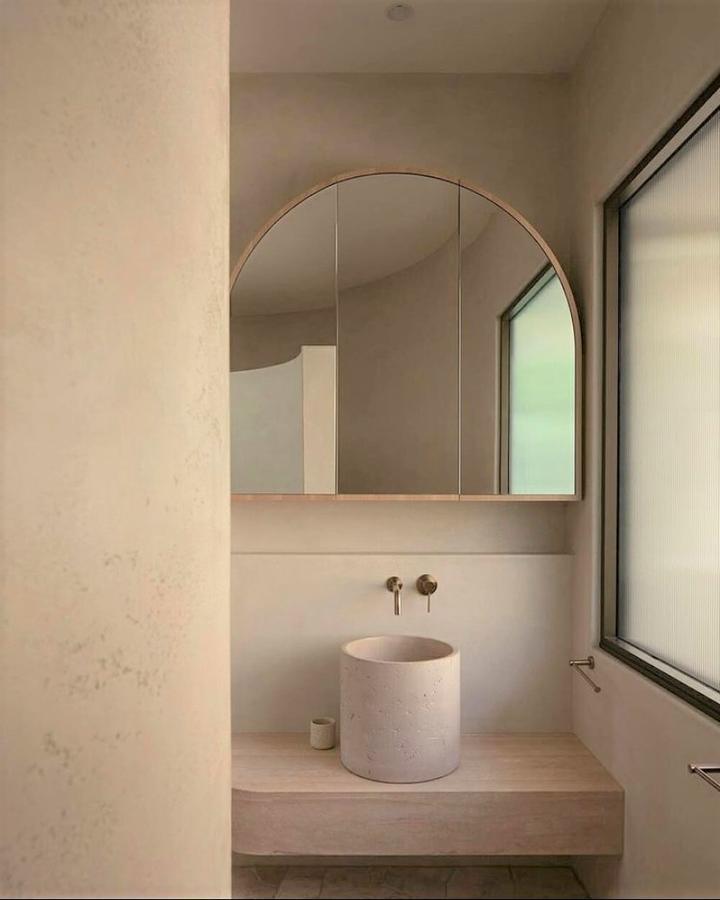 Meir Round Champagne Wall Mixer - Burdens Plumbing