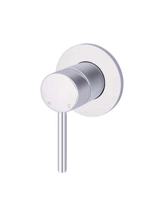 Meir Round Chrome Wall Mixer - Burdens Plumbing
