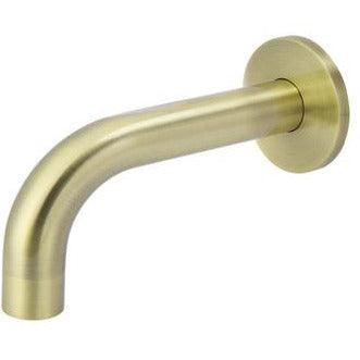 Meir Round Curved Spout 130mm - Tiger Bronze Gold - Burdens Plumbing