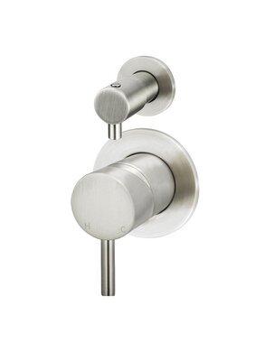 Meir Round Diverter Mixer Brushed Nickel Mw07Ts-Pvdbn - Burdens Plumbing