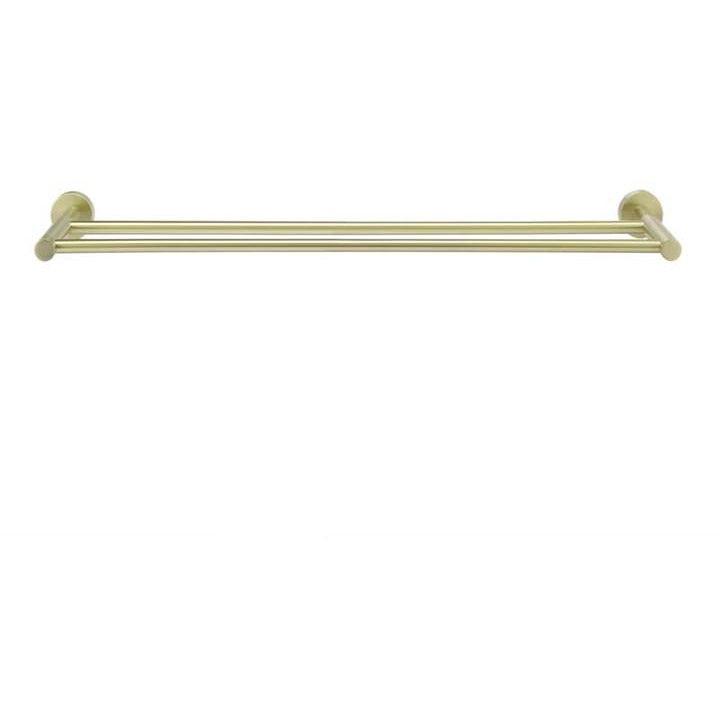 Meir Round Double Tiger Bronze Towel Rail - Burdens Plumbing