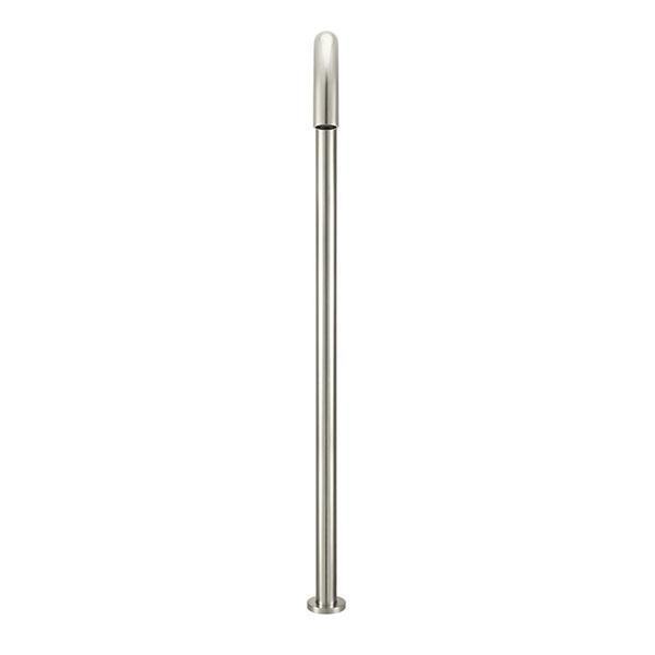 Meir Round Freestanding Bath Filler Brushed Nickel - Burdens Plumbing