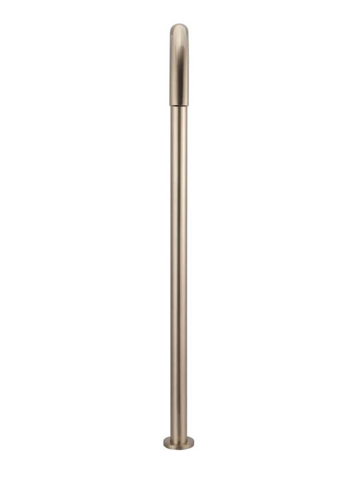 Meir Round Freestanding Bath Filler - Champagne - Burdens Plumbing