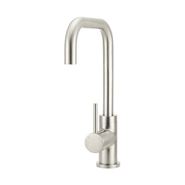 Meir Round Kitchen Mixer Brushed Nickel - Burdens Plumbing