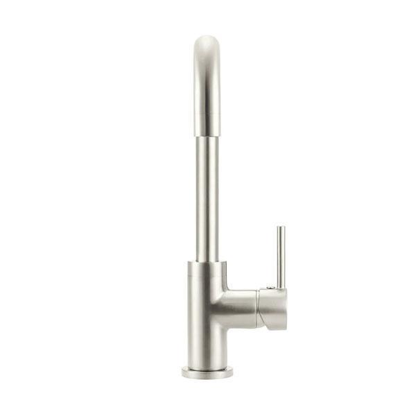 Meir Round Kitchen Mixer Brushed Nickel - Burdens Plumbing