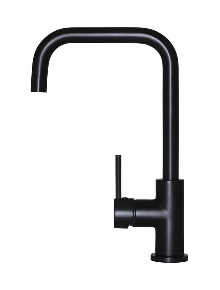 Meir Round Kitchen Mixer - Matte Black - Burdens Plumbing