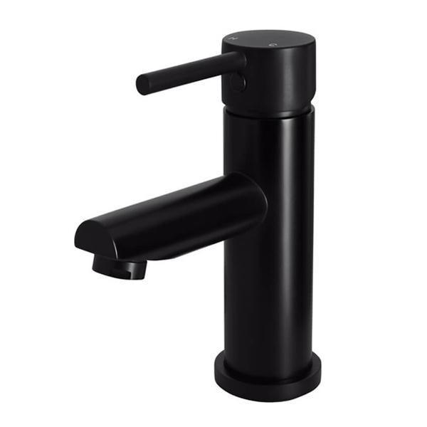 Meir Round Matte Black Basin Mixer - Burdens Plumbing