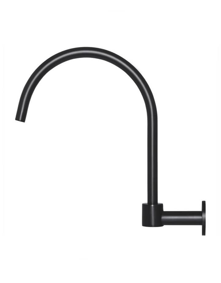 Meir Round Matte Black High Rise Spout - Burdens Plumbing