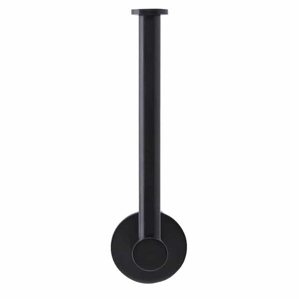 Meir Round Matte Black Toilet Roll Holder - Burdens Plumbing