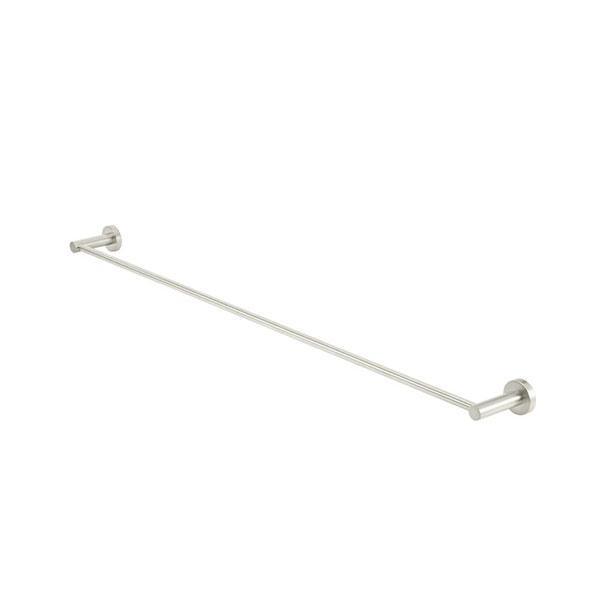 Meir Round Single Towel Rail Brushed Nickel 900mm - Burdens Plumbing