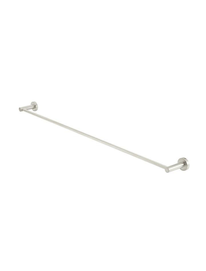 Meir Round Single Towel Rail Brushed Nickel 900mm - Burdens Plumbing