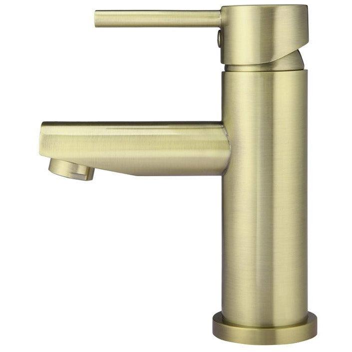 Meir Round Tiger Bronze Basin Mixer - Burdens Plumbing