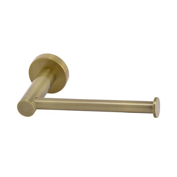 Meir Round Tiger Bronze Toilet Roll Holder - Burdens Plumbing