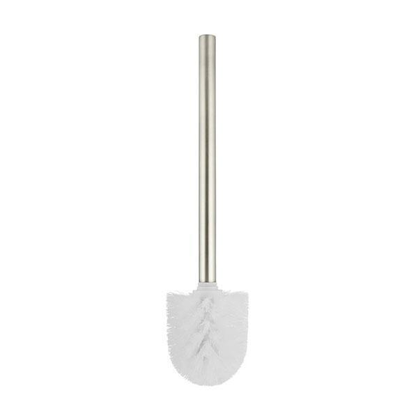 Meir Round Toilet Brush And Holder Brushed Nickel - Burdens Plumbing