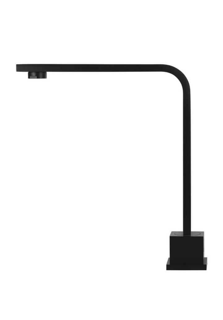 Meir Square High Rise Swivel Hob Spout - Matte Black - Burdens Plumbing