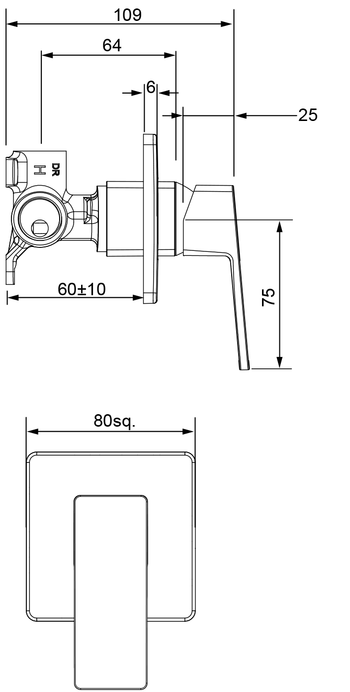 Methven Blaze Shower Mixer-Matte Black - Burdens Plumbing