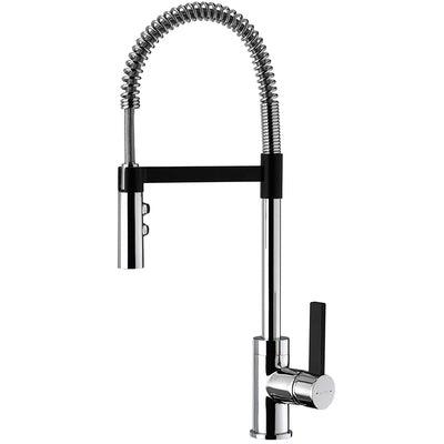 Methven Gaston G/Neck Pull Down Mixer Black Accent 02-1055 - Burdens Plumbing