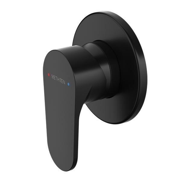 Methven Glide Shower Mixer - Matte Black - Burdens Plumbing