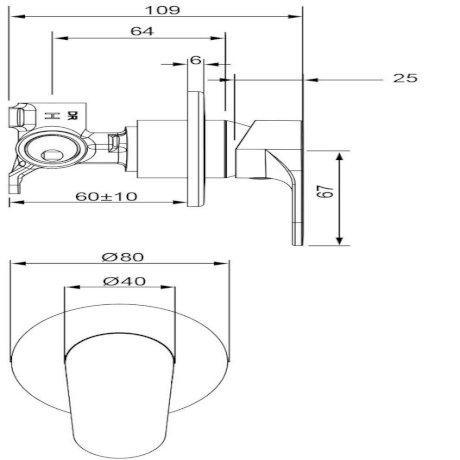 Methven Glide Shower Mixer - Matte Black - Burdens Plumbing