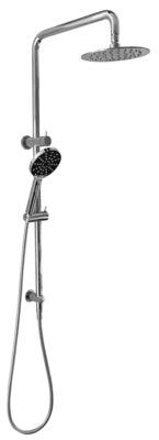 Milan Round Twin Shower On Rail(Castano P#:Mitwsorc) - Burdens Plumbing