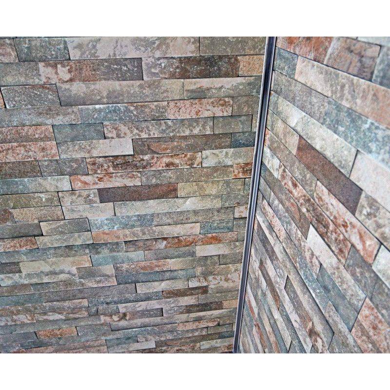 Mr. Wet Wall Slate Brick Matte Wall Panel 2400X1000X10mm - Burdens Plumbing