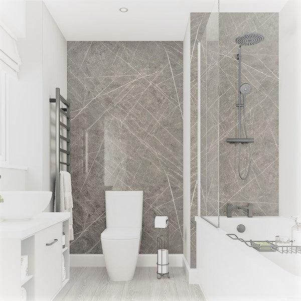 Mr. Wet Wall Smoked Sensa Wall Panel 2400X1000X10mm - Burdens Plumbing