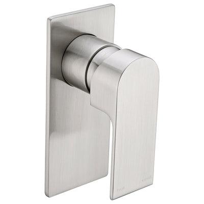 Nero Bianca Shower Mixer - Brushed Nickel - Burdens Plumbing